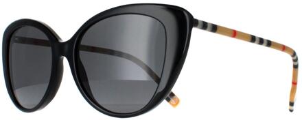 Burberry BE4407 385387 zwart donkergrijs zonnebril