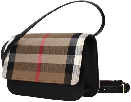 Burberry Beige Leren Clutch Tas