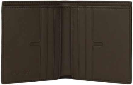 Burberry Beige Stof Portemonnee - maat