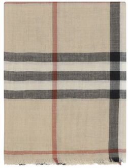 Burberry Bruine Zijde Sjaal