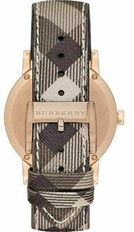 Burberry BU9040 The City Rose Gold Tone dameshorloge Veelkleurig