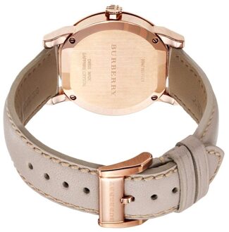 Burberry BU9109 Rose Gold Tone Beige Check Dial dameshorloge