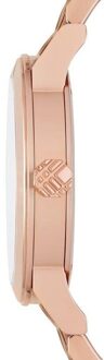 Burberry BU9135 Bruin Rozegoud Roestvrij Staal Analoog Kwartshorloge Dameshorloge Roségoud