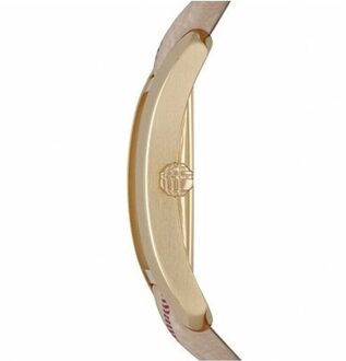 Burberry BU9407 25mm Gouden Kast Leren Dameshorloge - maat