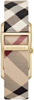Burberry BU9509 20mm Pioneer Gouden Wijzerplaat Dames Horloge