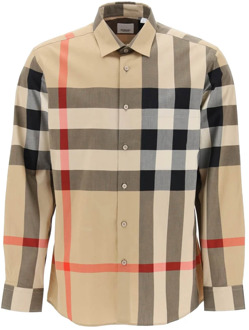 Burberry Casual Shirts Burberry , Multicolor , Heren - Xl,L,M