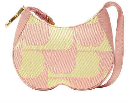 Burberry Chess Kleine Blush Roze Leren Schoudertas