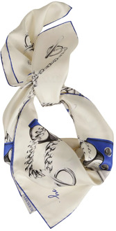 Burberry Chic Scarves Collection Burberry , White , Unisex - ONE Size