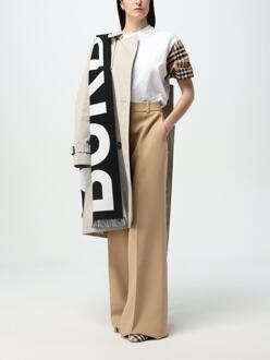 Burberry Controle Mouw T-shirt Wit