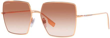 Burberry Daphne BE 3133 Zonnebril Burberry , Pink , Dames - 58 MM