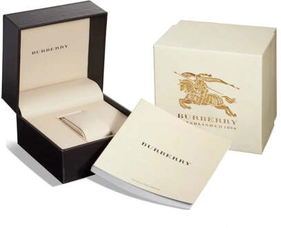 Burberry Diamantruit Gestempelde Dameshorloge Roségoud