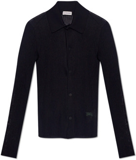 Burberry Gebreide vest met patroon Burberry , Black , Dames - L,M,S,Xs