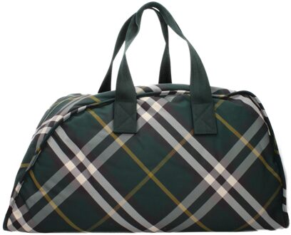 Burberry Groene Stoffen Bagage en Reizen