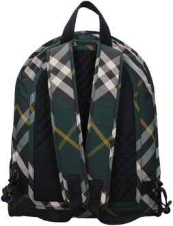 Burberry Groene Stoffen Rugzak