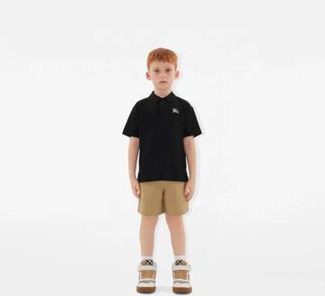 Burberry Jongens Johane EKD Polo Shirt in Zwart - maat 10J / 140cm