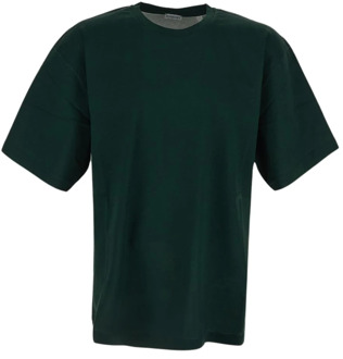 Burberry Klassieke Katoenen T-shirt Burberry , Green , Heren - Xl,L,M,S