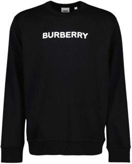Burberry Logo Print Sweatshirt Burberry , Black , Heren - L,M,S