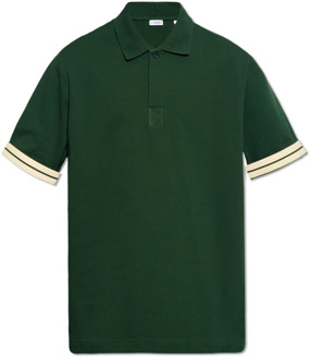 Burberry Polo shirt met logo Burberry , Green , Heren - L,M,S,Xs