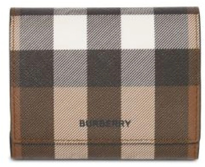 Burberry Portemonnee/kaarthouder Burberry , Brown , Heren - ONE Size