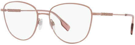 Burberry Rose Gold Zonnebril Virginia BE 1376 Burberry , Pink , Unisex - 55 MM