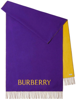 Burberry Rose Print Cashmere Scarf Burberry , Blue , Unisex - ONE Size