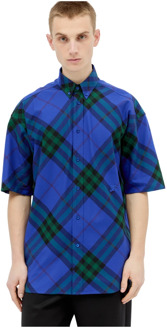 Burberry Shirts Burberry , Blue , Heren - 2Xl,Xl,L,M,S