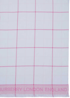 Burberry sjaal PAREO wit - maat