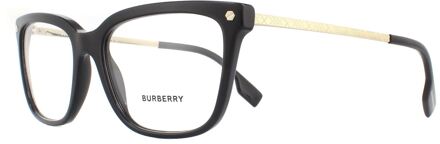 Burberry Square dames zwart op vintage cheque glazen frames