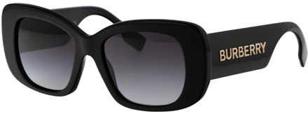 Burberry Stijlvolle zonnebril 0Be4410 Burberry , Black , Dames - 52 MM