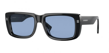 Burberry Stijlvolle zonnebril in klassiek ontwerp Burberry , Black , Heren - 55 MM