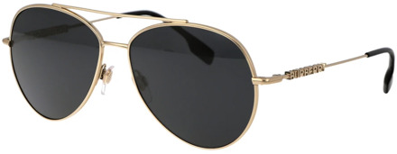 Burberry Stijlvolle zonnebril met 0Be3147 ontwerp Burberry , Yellow , Dames - 58 MM