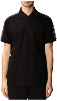 Burberry Stretch Bande Logo Polo Shirt Burberry , Black , Heren - M,S,Xs