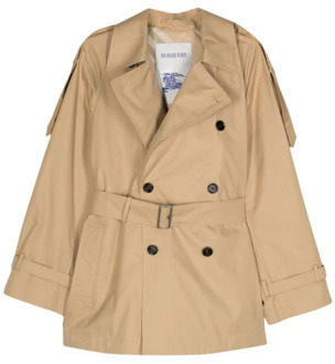 Burberry Trench Coats Burberry , Beige , Dames - 2Xs,3Xs