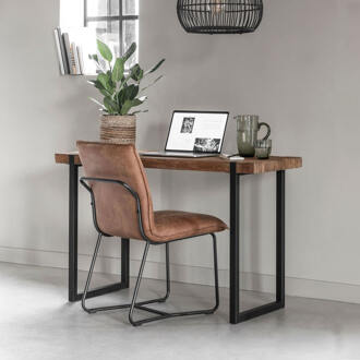 Bureau 'Beam' Teakhout, 120 x 50cm, kleur Naturel