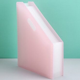 Bureau Bestand Map Document Papier Organisator Opslag Houder Multilayer Uitbreiden Box School Kantoorbenodigdheden Roze