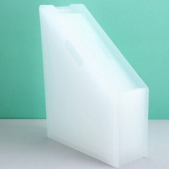 Bureau Bestand Map Document Papier Organisator Opslag Houder Multilayer Uitbreiden Box School Kantoorbenodigdheden wit