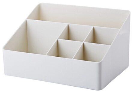 Bureau Briefpapier Organisator Case Grote Capaciteit Lichtgewicht Cosmetische Opbergdoos Borstel Lippenstift Sieraden Organizer Houder wit