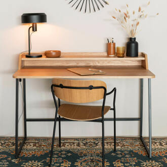 Bureau 'Kamo' Eikenhout, kleur Naturel