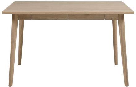 Bureau Lundo - Eiken - 60x120x75 Cm - Hout/MDF - Bruin