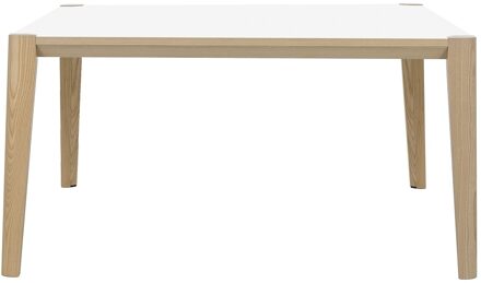 Bureau tafel Absolu 160 cm breed in wit met eiken Eiken,Wit