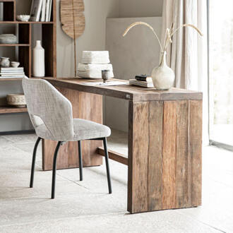 Bureau 'Timber' Gemixt hout, 150 x 50cm Naturel