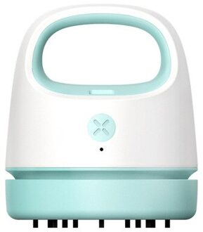 Bureau Vacuüm Mini Handheld Stofzuiger Auto Draadloze Draagbare Home Usb Opladen Desktop Vacum Cleaner Aspirapolvere Auto blauw