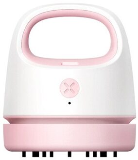 Bureau Vacuüm Mini Handheld Stofzuiger Auto Draadloze Draagbare Home Usb Opladen Desktop Vacum Cleaner Aspirapolvere Auto roze