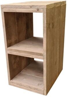 bureaukast steigerhout 34Bx49Dx72H cm Hout - Werkbureau