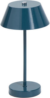 Bureaulamp Milton Petrol G9 - 30x15x15 Cm - Metaal - Blauw