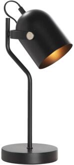 Bureaulamp Senn - - 39xØ17,5 Cm - Metaal - Zwart