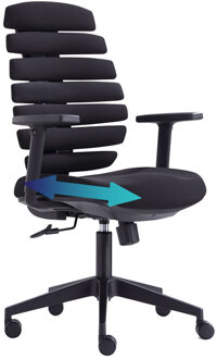 Bureaustoel Flex met zitdiepteverstelling - NEN-EN 1335 Zwart