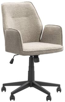 Bureaustoel Raffy - Zand - Stof - Beige - 62x60x98 Cm