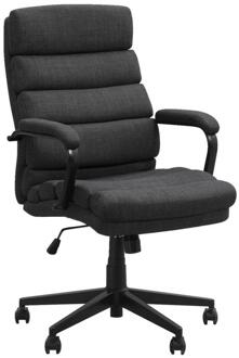 Bureaustoel Rolf - Antraciet - Stof - Grijs - 77x70x113 Cm