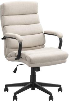 Bureaustoel Rolf - Stof - Beige - 77x63x113 Cm